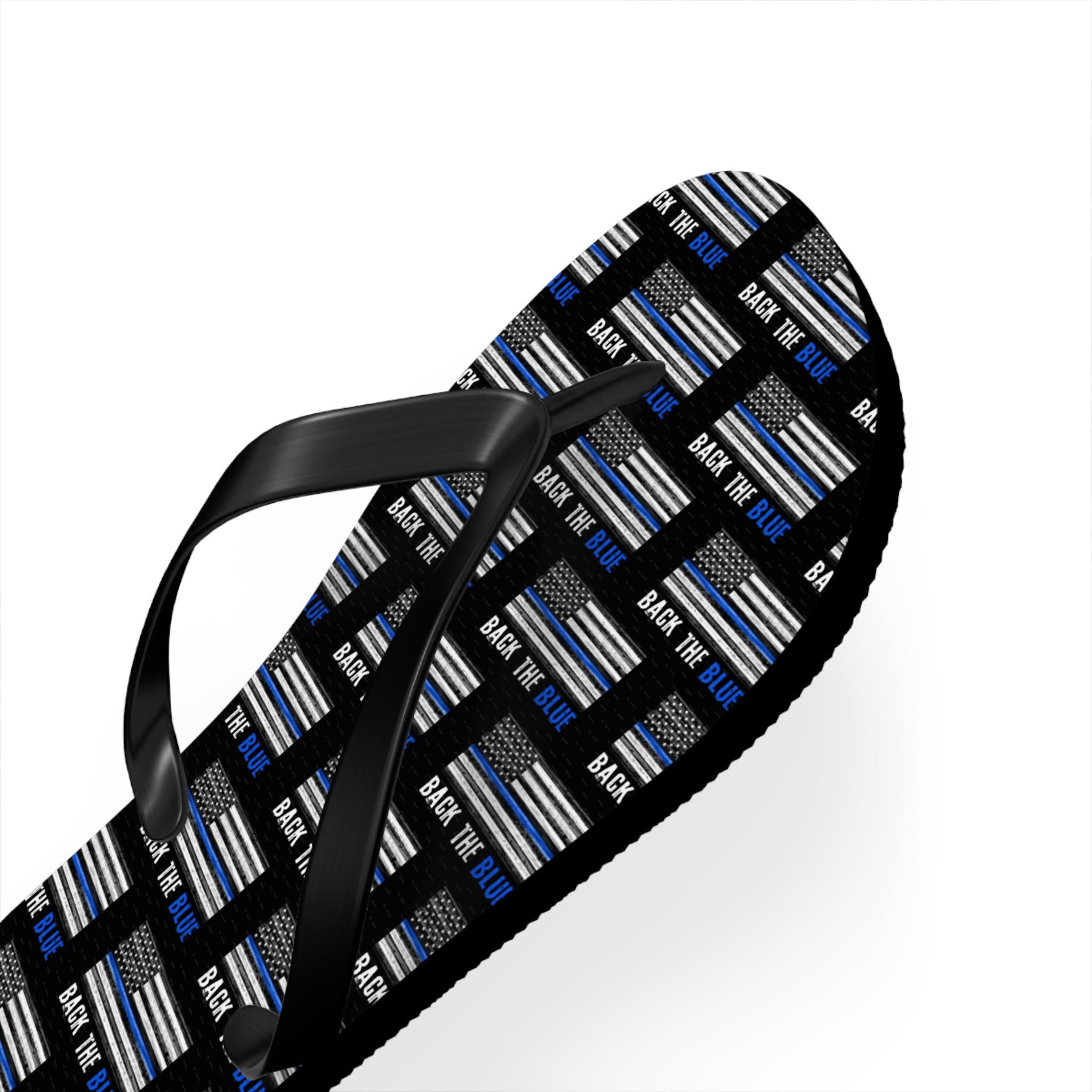 Back the Blue Flip Flops