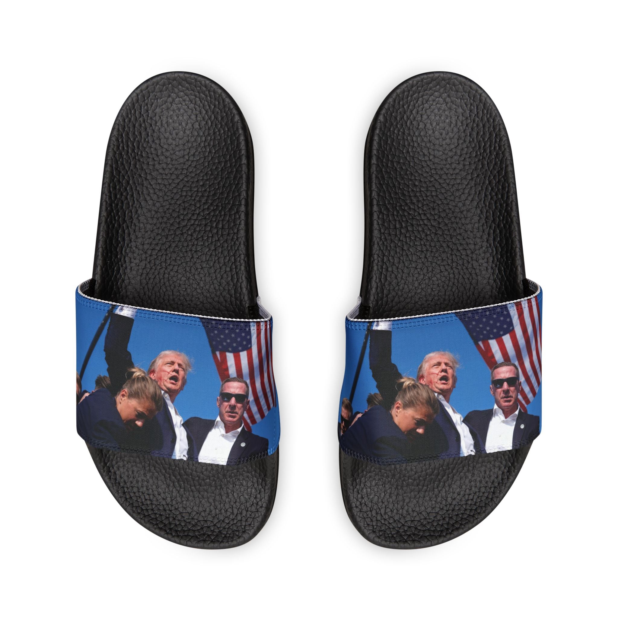 Trump FIGHT! Removable Strap Sandals