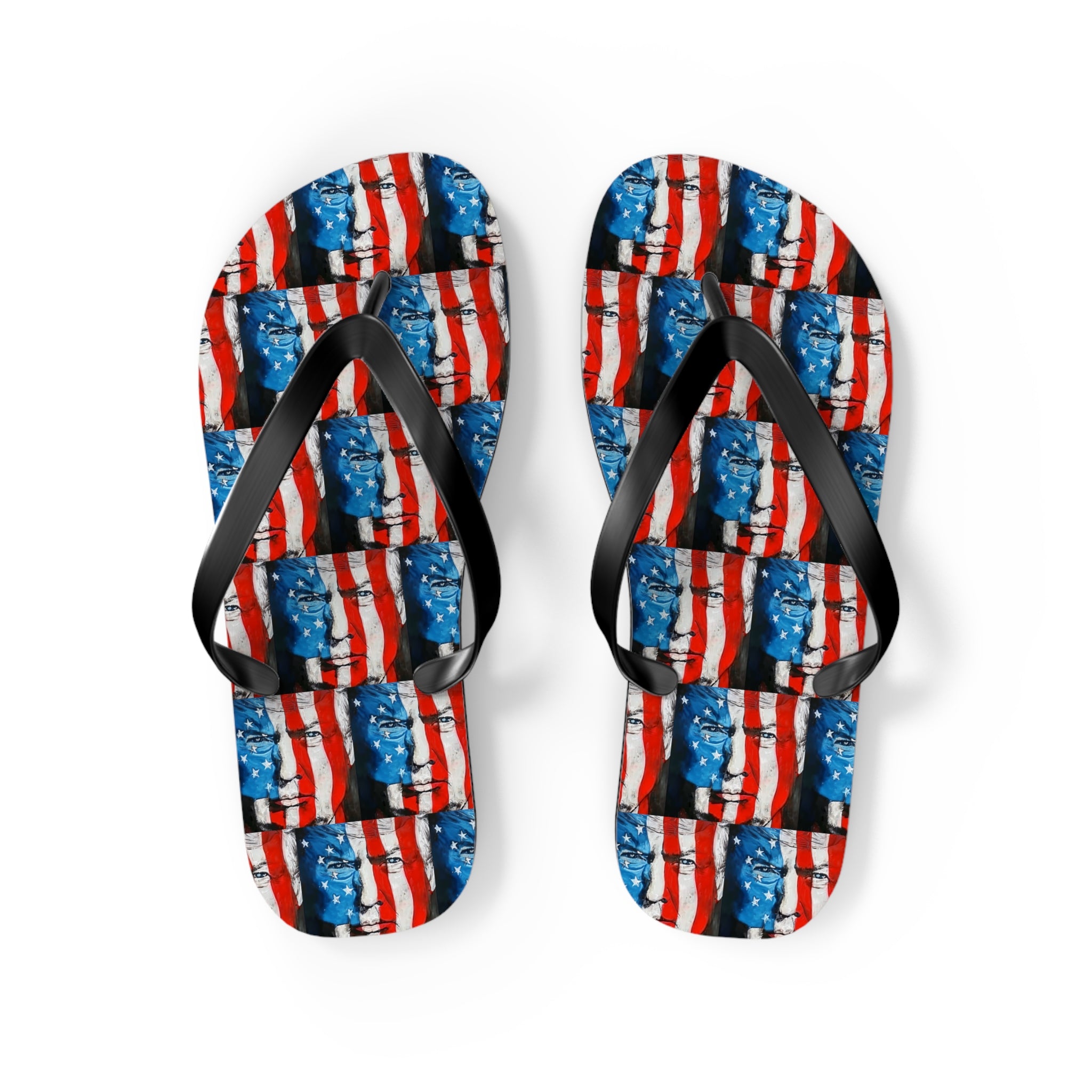 American Flag Trump Flip Flops