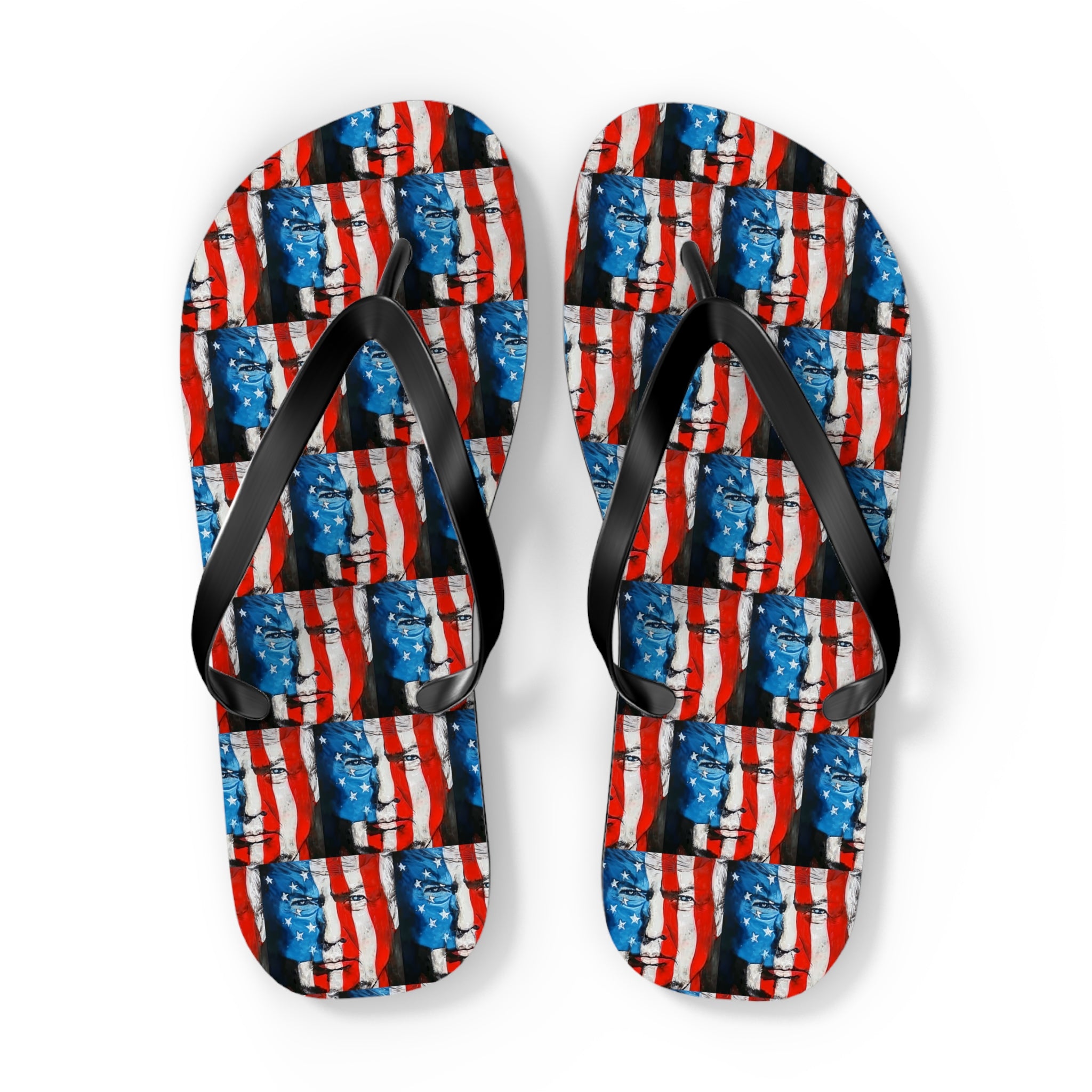 American Flag Trump Flip Flops